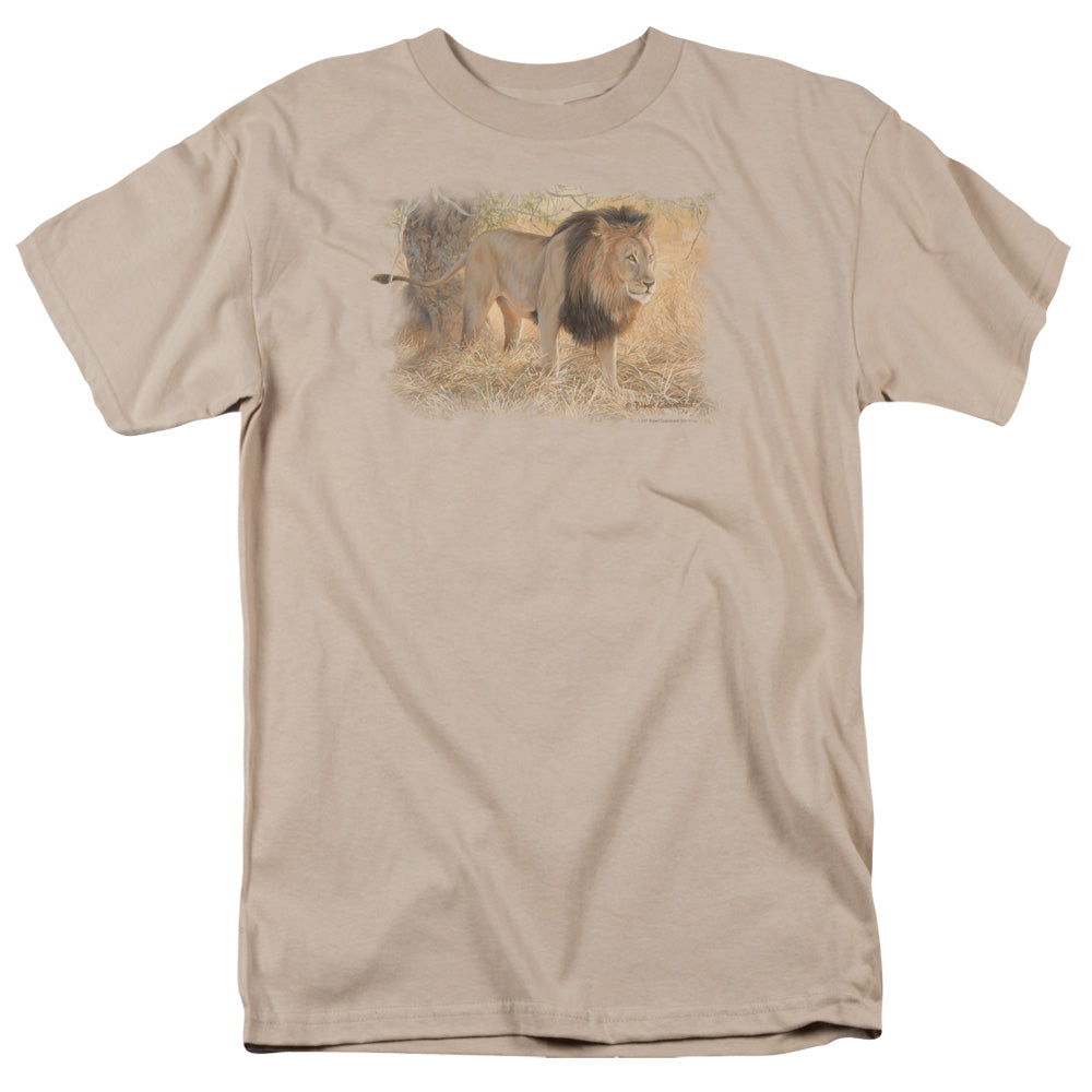 WILDLIFE/SHUMBA IN THE GRASS - S/S ADULT 18/1 - SAND