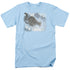 WILDLIFE/SNOW LEOPARD - S/S ADULT 18/1 - LIGHT BLUE