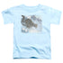 WILDLIFE/SNOW LEOPARD - S/S TODDLER TEE - LIGHT BLUE