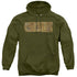 WILDLIFE/MOOD SWING - ADULT PULLOVER HOODIE - MILITARY GREEN