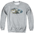 WILDLIFE/HIGH TRAILS DALL SHEEP - ADULT CREWNECK SWEATSHIRT - ATHLETIC HEATHER