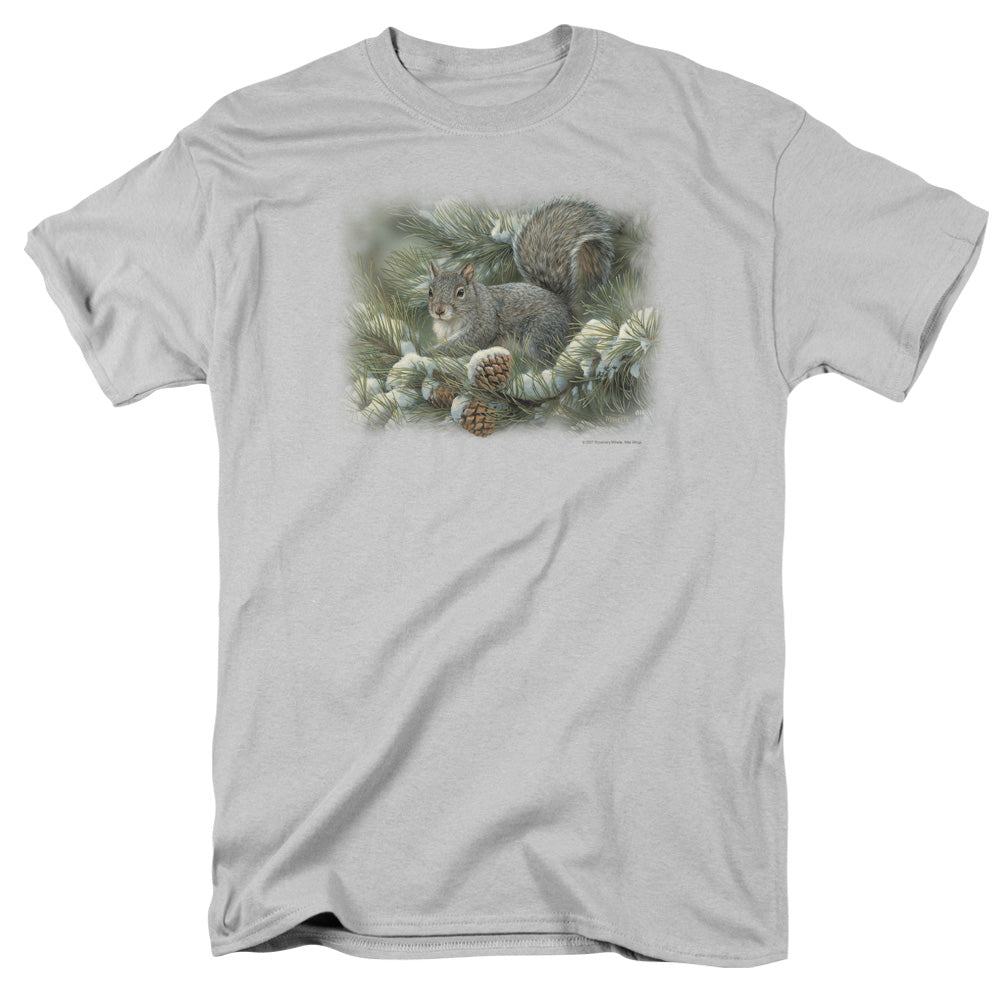 WILDLIFE/GRAY SQUIRREL - S/S ADULT 18/1 - SILVER