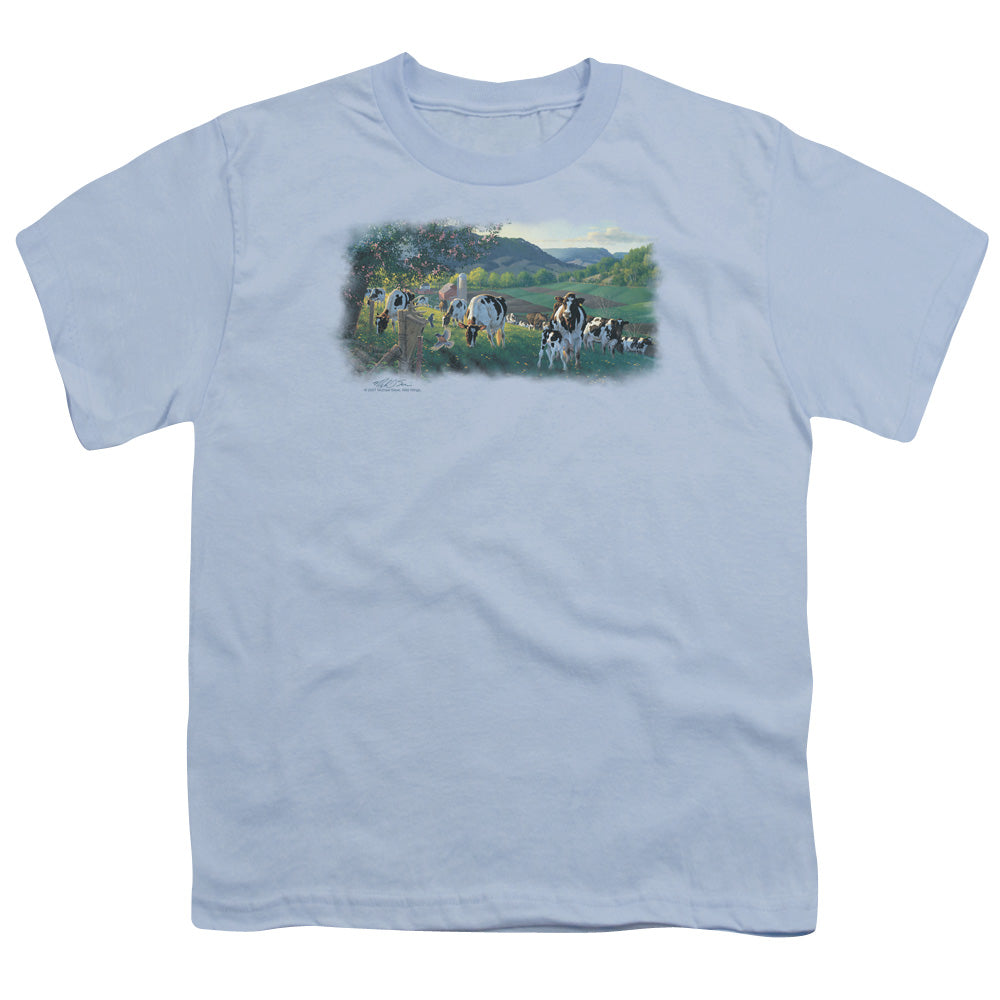 WILDLIFE/GODS COUNTRY - S/S YOUTH 18/1 - LIGHT BLUE