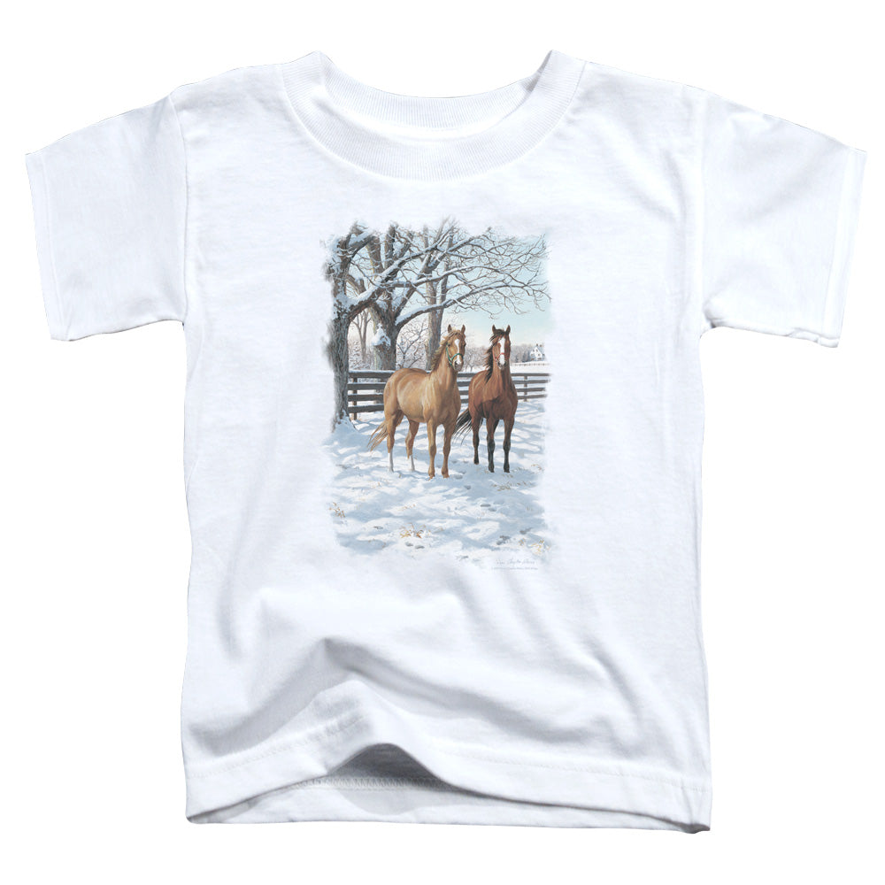 WILDLIFE/COFFEE AND CHOCOLATE - S/S TODDLER TEE - WHITE