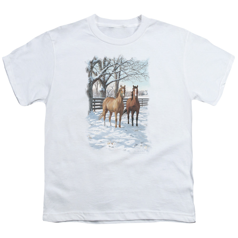 WILDLIFE/COFFEE AND CHOCOLATE - S/S YOUTH 18/1 - WHITE