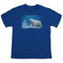 WILDLIFE/NOMAD OF THE NORTH - S/S YOUTH 18/1 - ROYAL BLUE