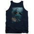 WILDLIFE/SALMON HUNTER ORCA - ADULT TANK - NAVY