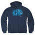 WILDLIFE/POD OF ORCAS - ADULT PULLOVER HOODIE - NAVY