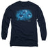 WILDLIFE/POD OF ORCAS -  L/S ADULT 18/1  - NAVY