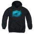 WILDLIFE/PURSUIT THRU THE KELP ORCA - YOUTH PULLOVER HOODIE - BLACK