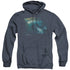 WILDLIFE/KELP PATROL - ADULT HEATHER HOODIE - NAVY