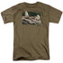 WILDLIFE/RIVER OTTERS - S/S ADULT 18/1 - SAFARI GREEN