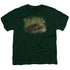 WILDLIFE/CRISP FALL MORNING - S/S YOUTH 18/1 - HUNTER GREEN