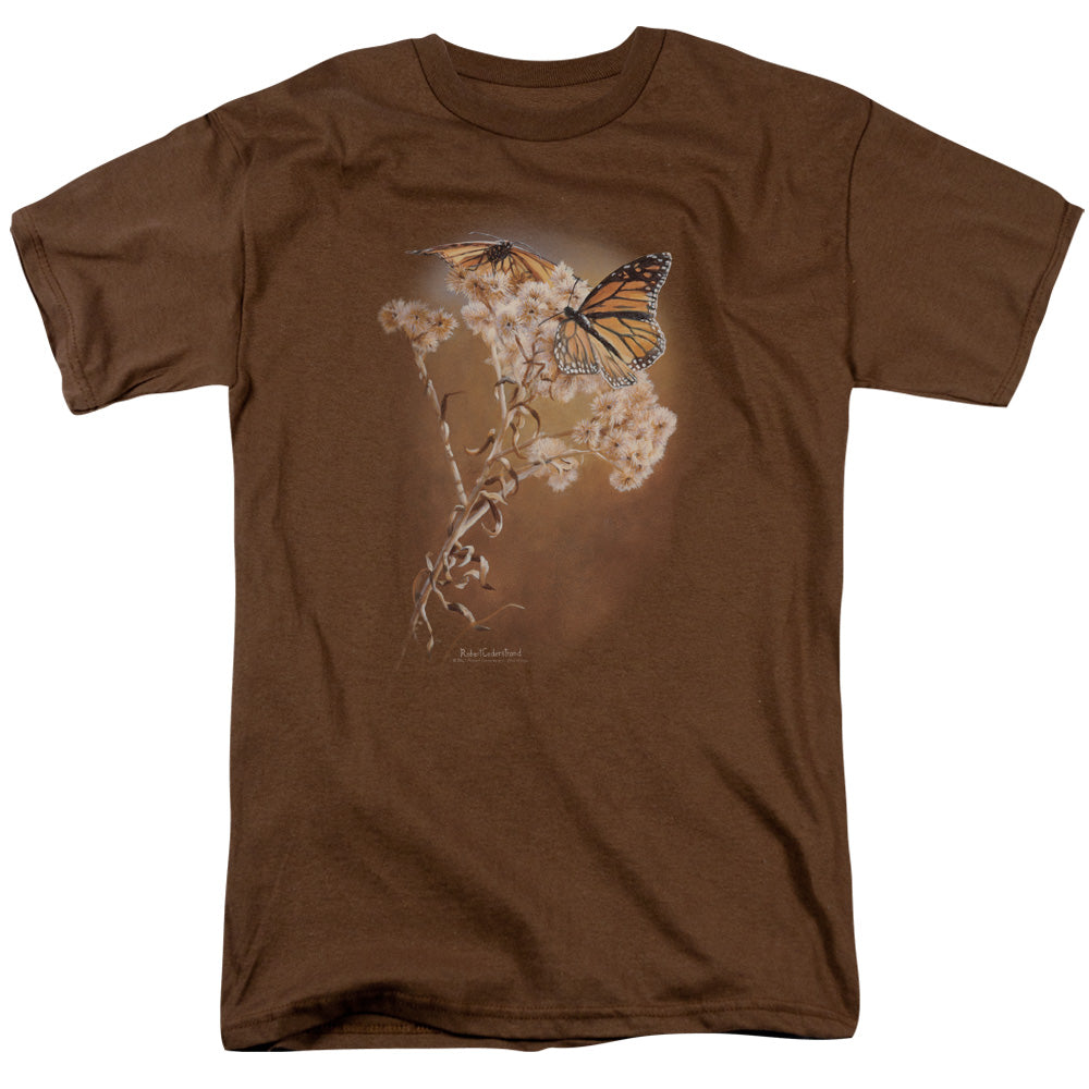 WILDLIFE/DELICATE DANCE - S/S ADULT 18/1 - COFFEE
