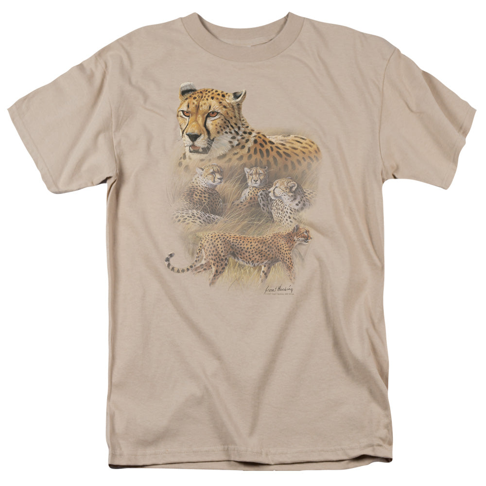 WILDLIFE/CHEETAHS - S/S ADULT 18/1 - SAND