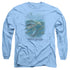 WILDLIFE/BLUE MAYHEM -  L/S ADULT 18/1  - CAROLINA BLUE