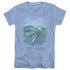 WILDLIFE/BLUE MAYHEM - S/S WOMENS TEE - CAROLINA BLUE