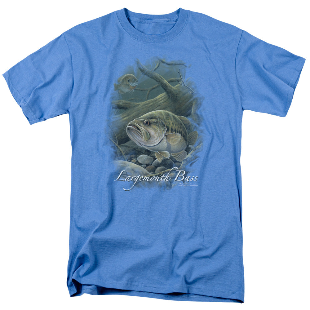 WILDLIFE/IN DEEP - S/S ADULT 18/1 - CAROLINA BLUE