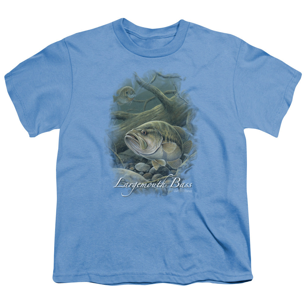 WILDLIFE/IN DEEP - S/S YOUTH 18/1 - CAROLINA BLUE