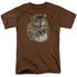 WILDLIFE/WOLF PACK - S/S ADULT 18/1 - COFFEE