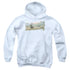 WILDLIFE/CAPE BUFFALO - YOUTH PULLOVER HOODIE - WHITE