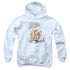 WILDLIFE/TIGERS - YOUTH PULLOVER HOODIE - WHITE