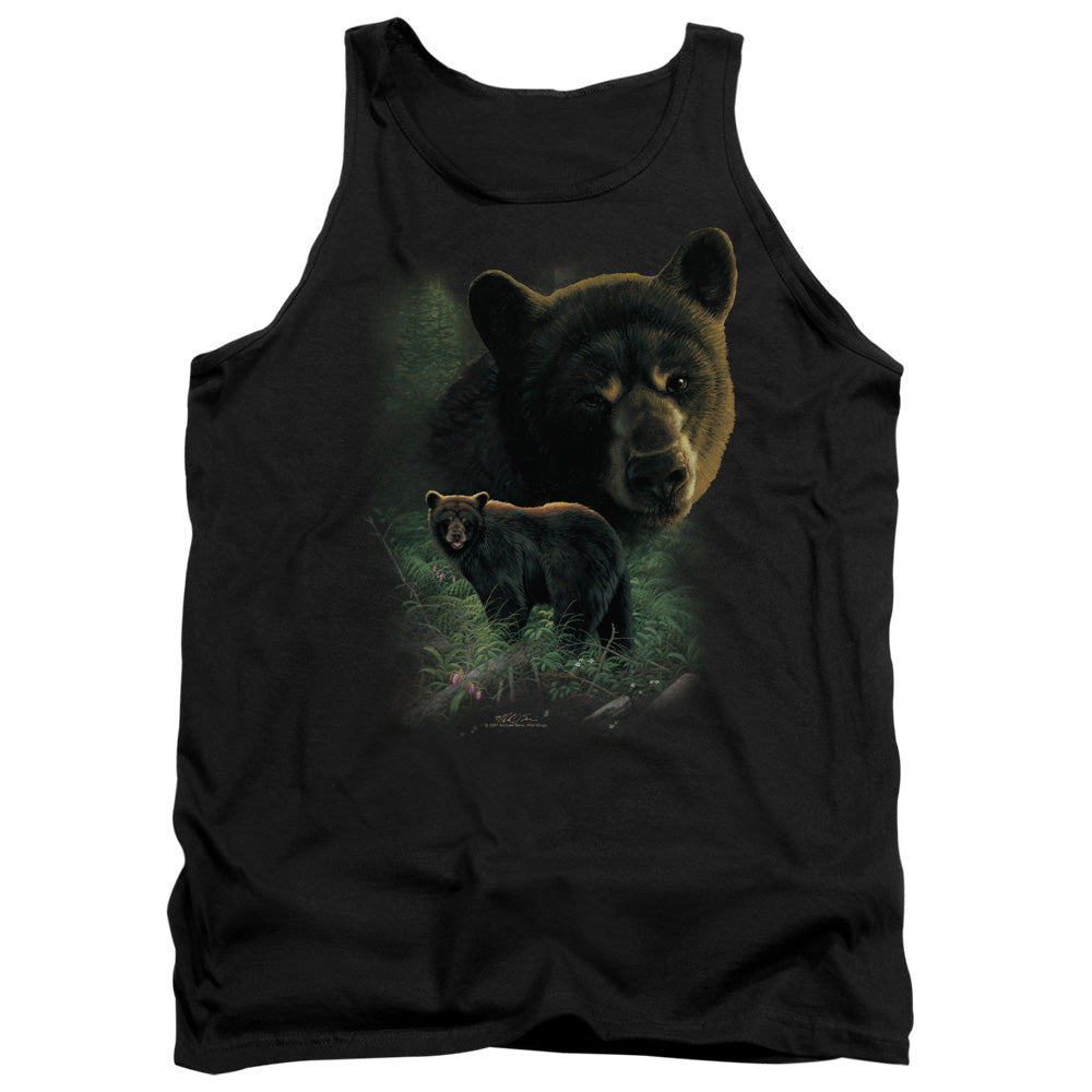 WILDLIFE/BLACK BEARS - ADULT TANK - BLACK