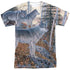WILD WINGS/SILENT TRAVELERS (FRONT/BACK PRINT) - S/S ADULT POLY CREW - MULTI