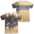 WILD WINGS/GONE FISHING (FRONT/BACK PRINT) - S/S ADULT POLY CREW - MULTI
