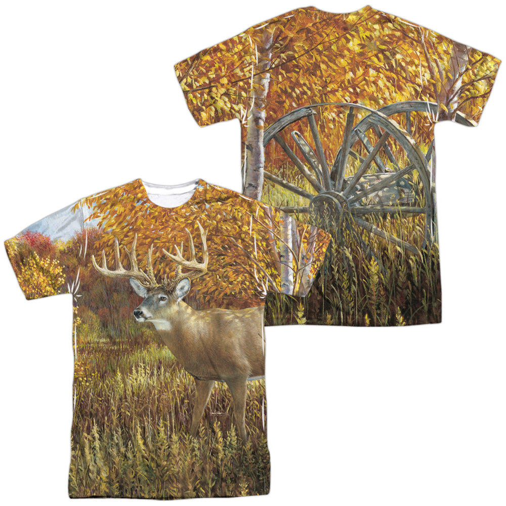 WILD WINGS/WHEN COLOR IS KING (FRONT/BACK PRINT) - S/S ADULT POLY CREW - MULTI