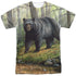 WILD WINGS/WOODLAND MORNING (FRONT/BACK PRINT) - S/S ADULT POLY CREW - MULTI