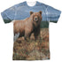 WILD WINGS/AUTUMN SPLENDOR (FRONT/BACK PRINT) - S/S ADULT POLY CREW - MULTI