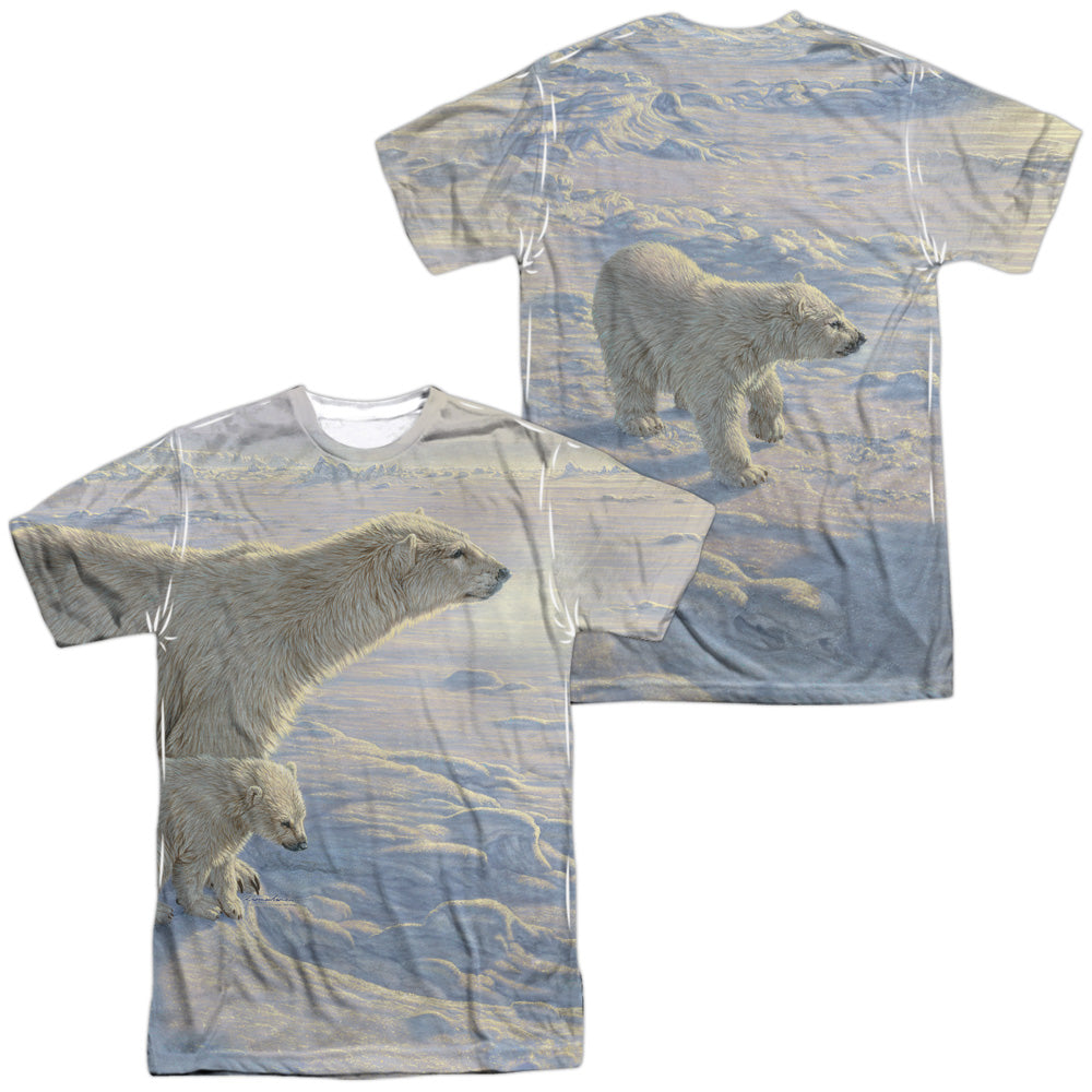 WILD WINGS/ON THE EDGE (FRONT/BACK PRINT) - S/S ADULT POLY CREW - MULTI