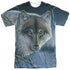 WILD WINGS/MIDNIGHT WOLVES (FRONT/BACK PRINT) - S/S ADULT POLY CREW - MULTI