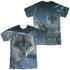 WILD WINGS/MIDNIGHT WOLVES (FRONT/BACK PRINT) - S/S ADULT POLY CREW - MULTI