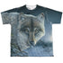 WILD WINGS/MIDNIGHT WOLVES (FRONT/BACK PRINT) - S/S YOUTH POLY CREW - MULTI