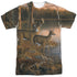 WILD WINGS/TRANQUIL EVENING (FRONT/BACK PRINT) - S/S ADULT POLY CREW - MULTI