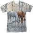 WILD WINGS/FROSTY SUNSHINE (FRONT/BACK PRINT) - S/S ADULT POLY CREW - MULTI