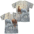 WILD WINGS/FROSTY SUNSHINE (FRONT/BACK PRINT) - S/S ADULT POLY CREW - MULTI