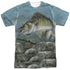 WILD WINGS/FEEDING FROUNDS (FRONT/BACK PRINT) - S/S ADULT POLY CREW - MULTI