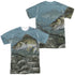 WILD WINGS/FEEDING FROUNDS (FRONT/BACK PRINT) - S/S ADULT POLY CREW - MULTI