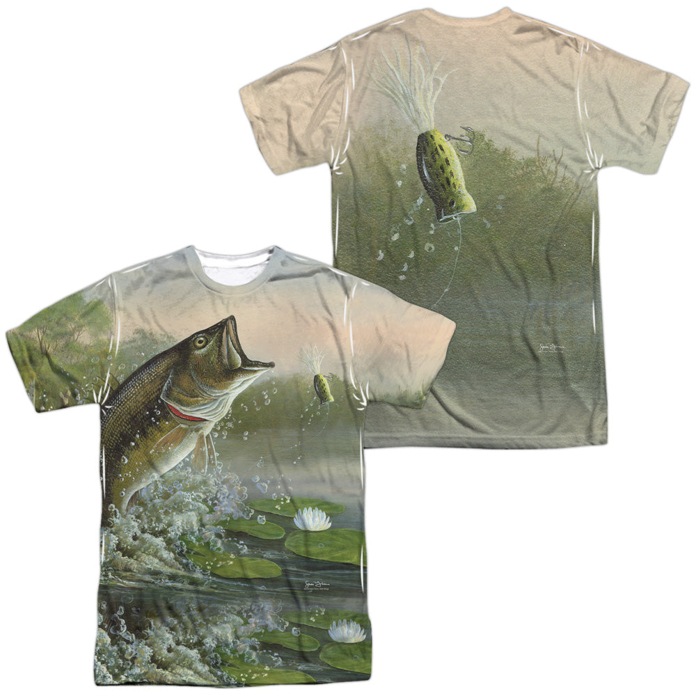 WILD WINGS/SUMMERTIME (FRONT/BACK PRINT) - S/S ADULT POLY CREW - MULTI