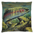 WILD WINGS/RAINBOW TROUT 2 - THROW PILLOW