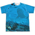 WILD WINGS/FRENZY (FRONT/BACK PRINT) - S/S YOUTH POLY CREW - MULTI