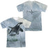 WILD WINGS/TEEMING WATERS (FRONT/BACK PRINT) - S/S ADULT POLY CREW - MULTI