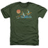 WILD WINGS/THREE DUCKS - ADULT HEATHER - MILITARY GREEN