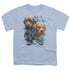 WILD WINGS/PUPPY PILE - S/S YOUTH 18/1 - LIGHT BLUE