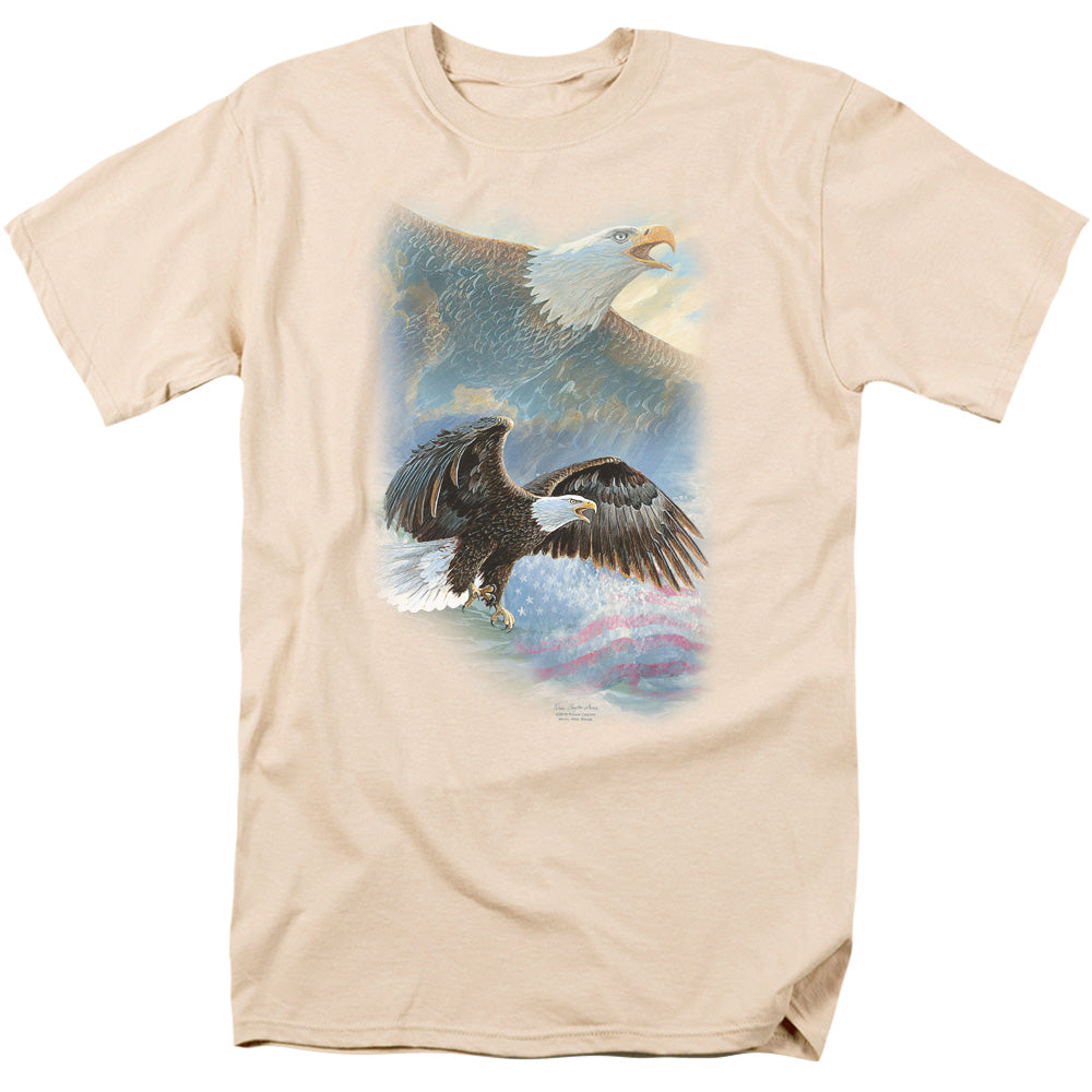 WILD WINGS/EAGLE PRIDE - S/S ADULT 18/1 - CREAM