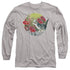 WILD WINGS/KITTEN FLOWERS - L/S ADULT 18/1 - ATHLETIC HEATHER
