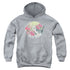 WILD WINGS/KITTEN FLOWERS - YOUTH PULLOVER HOODIE - ATHLETIC HEATHER
